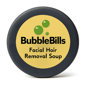 BubbleBills Hair Reduction Soap
Natural Solution for Fine Facial Hair_85g